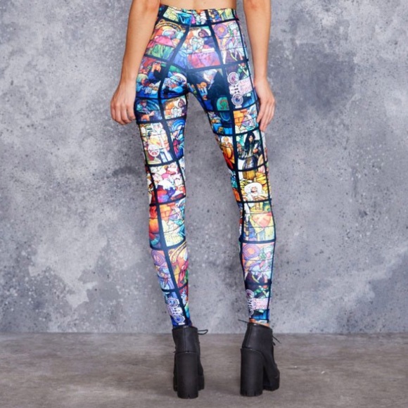 SOLD - BlackMilk | St Vitus MF Leggings - Picture 2 of 10